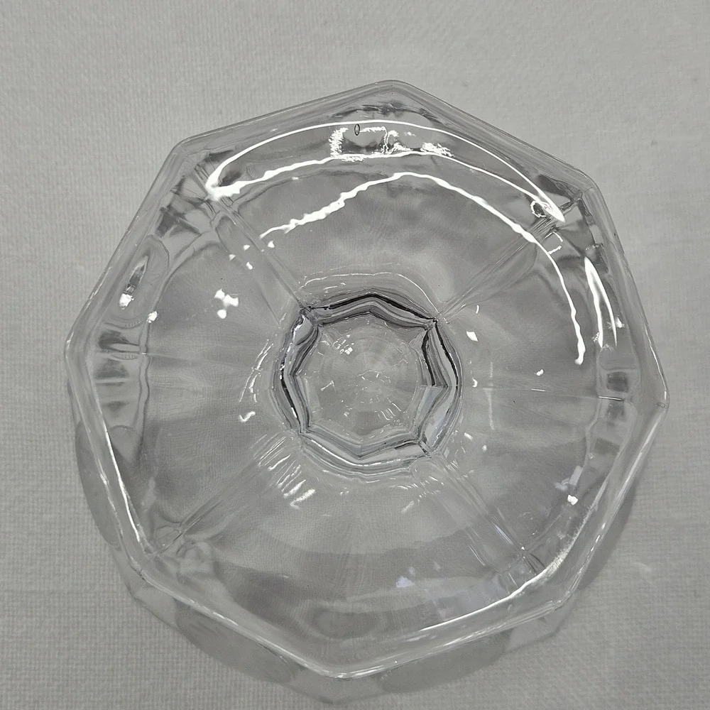 Fostoria Sherbet Dish Coin Clear Eagle Centennial 1886 Footed Glass Dessert Bowl